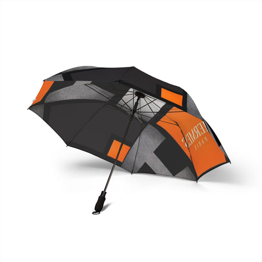 Luxury Brand Hermes Semi-Automatic Foldable Umbrella
