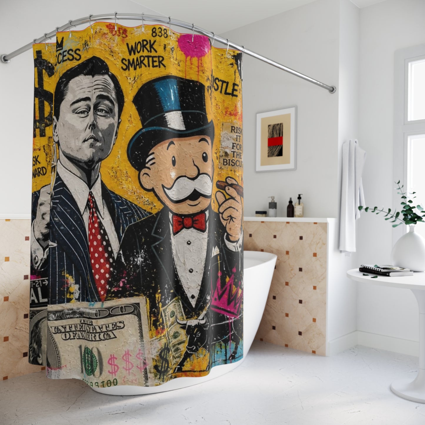 The Hustle Shower Curtains