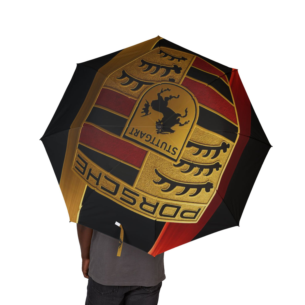 Semi-Automatic Foldable Umbrella Super Car Porsche