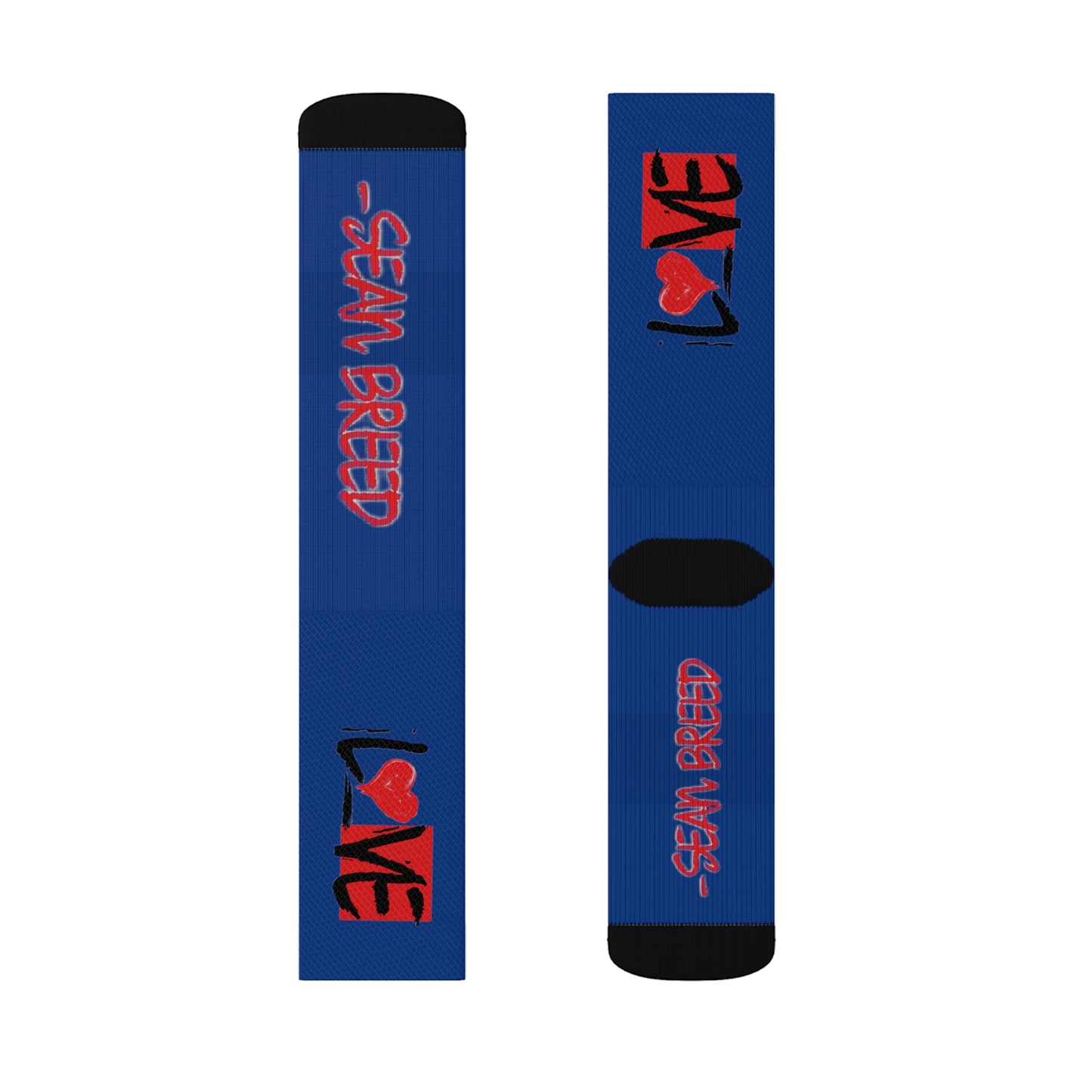 Sean Breed L❤️VE Socks (Blue)