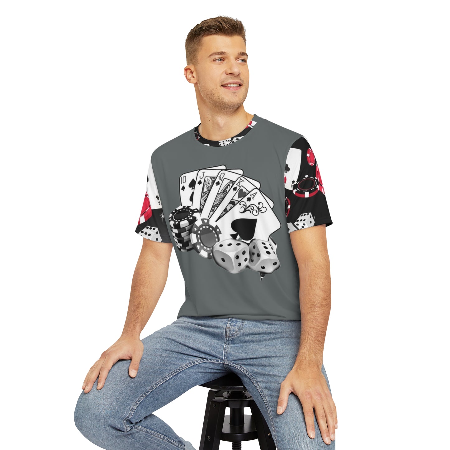 "Casino Mode" Men's Polyester Tee