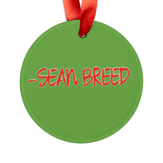 L❤️VE Acrylic Ornament with Ribbon