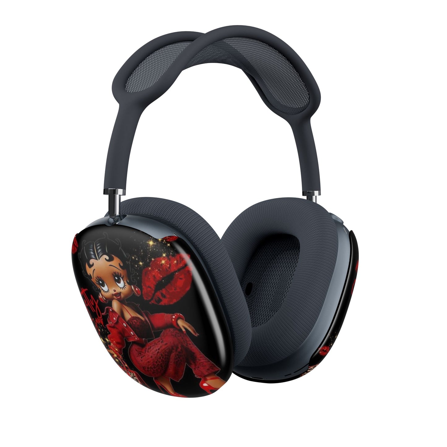 Betty Boop Red Dress AirPod Max Cases — Decorative Headphone Ear Cup Covers
