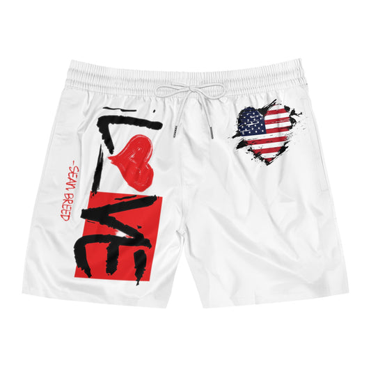 Sean Breed USA Men's Mid-Length Swim Shorts