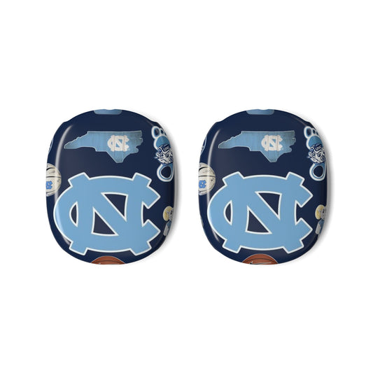 UNC Logo AirPods Max Skins – Carolina Blue Tar Heels Headphone Covers