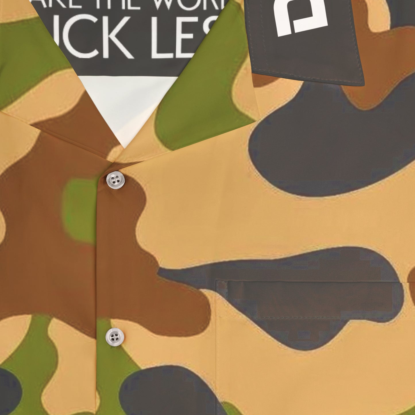 Men's DOPiFiED Camo Button Shirt