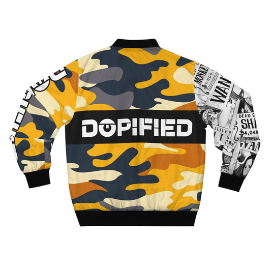 DOPiFiED “WANTED Smirk Smile” Men's Bomber Jacket