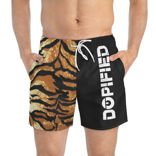 DOPiFiED “Tiger Mode” Swim Trunks