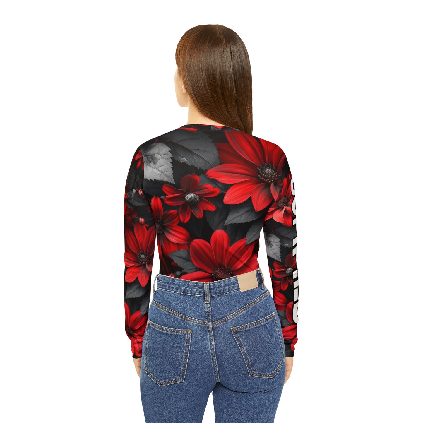 Women's Long Sleeve V-neck Shirt (AOP)