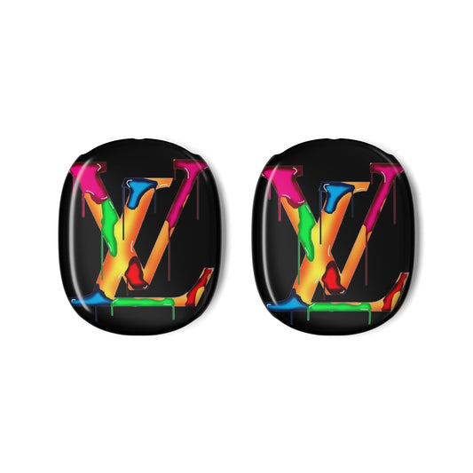 AirPod Max Case — Rainbow Drip LV Logo Protective Covers