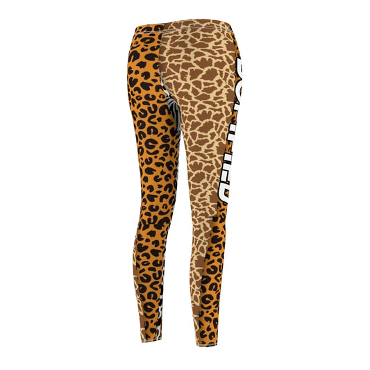 DOPiFiED Wildlife Print Casual Leggings for Women - Animal Pattern Activewear