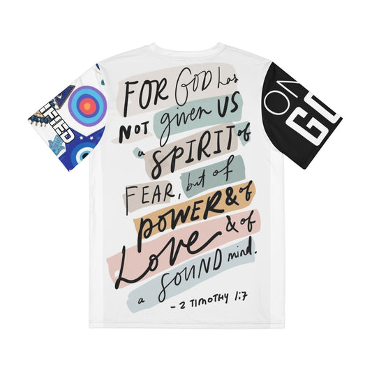 God only protection DOPIFIED Men's Polyester Tee (AOP)