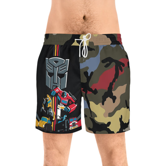 Men's Autobot Mid-Length Swim Shorts