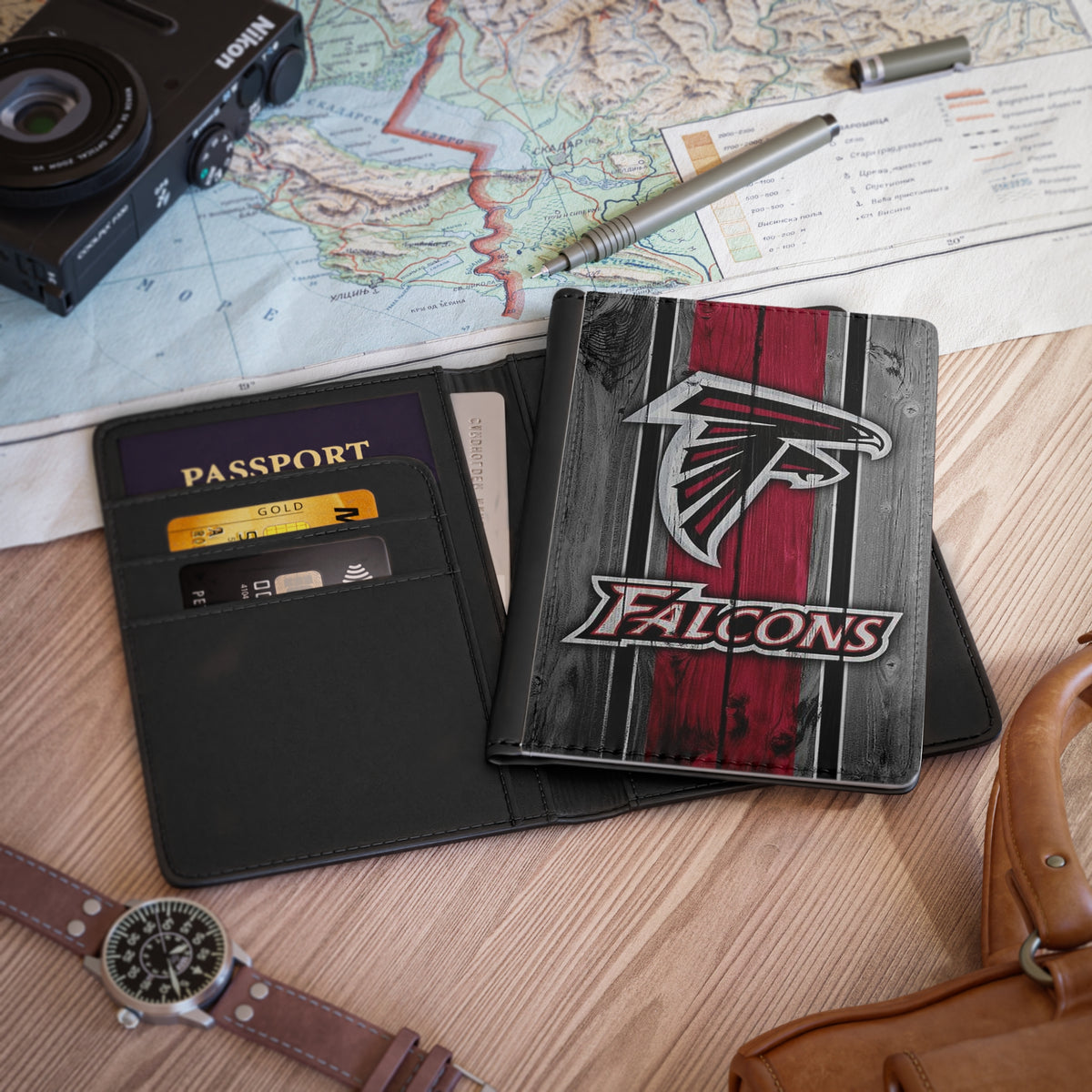 ATL Falcons Passport Cover