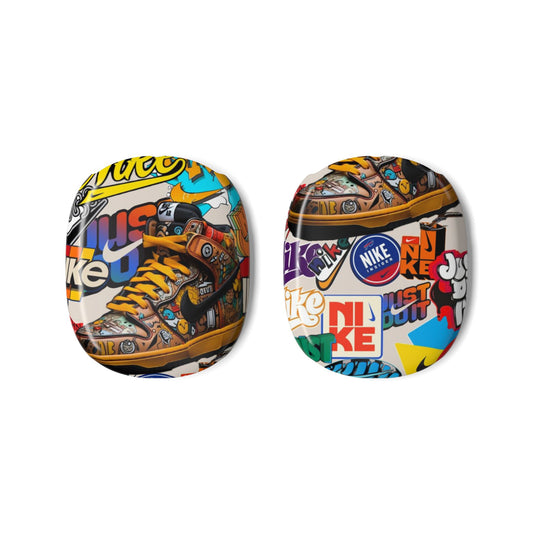 Graffiti Sneaker Collage AirPod Max Case — Streetwear Protective Covers