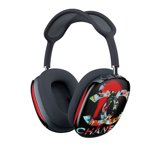 AirPod Max Case — Floral Chanel Logo Protective Covers