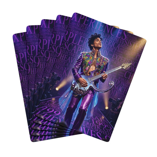 Luxury Purple Rain Playing Cards