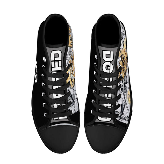 Mens DOPiFiED GADGETS High Top Canvas Sneakers