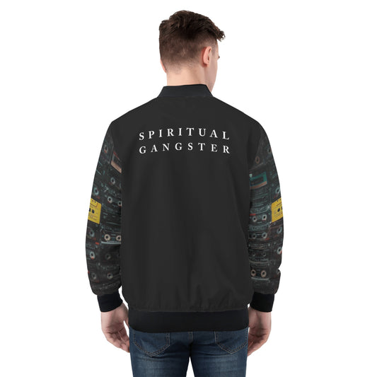 DOPiFiED Spiritual Gangster Mens Zip Up Bomber Jacket