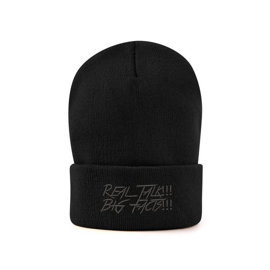 REAL TALK!!! BiG FACTS Embroidered Knitted Hats