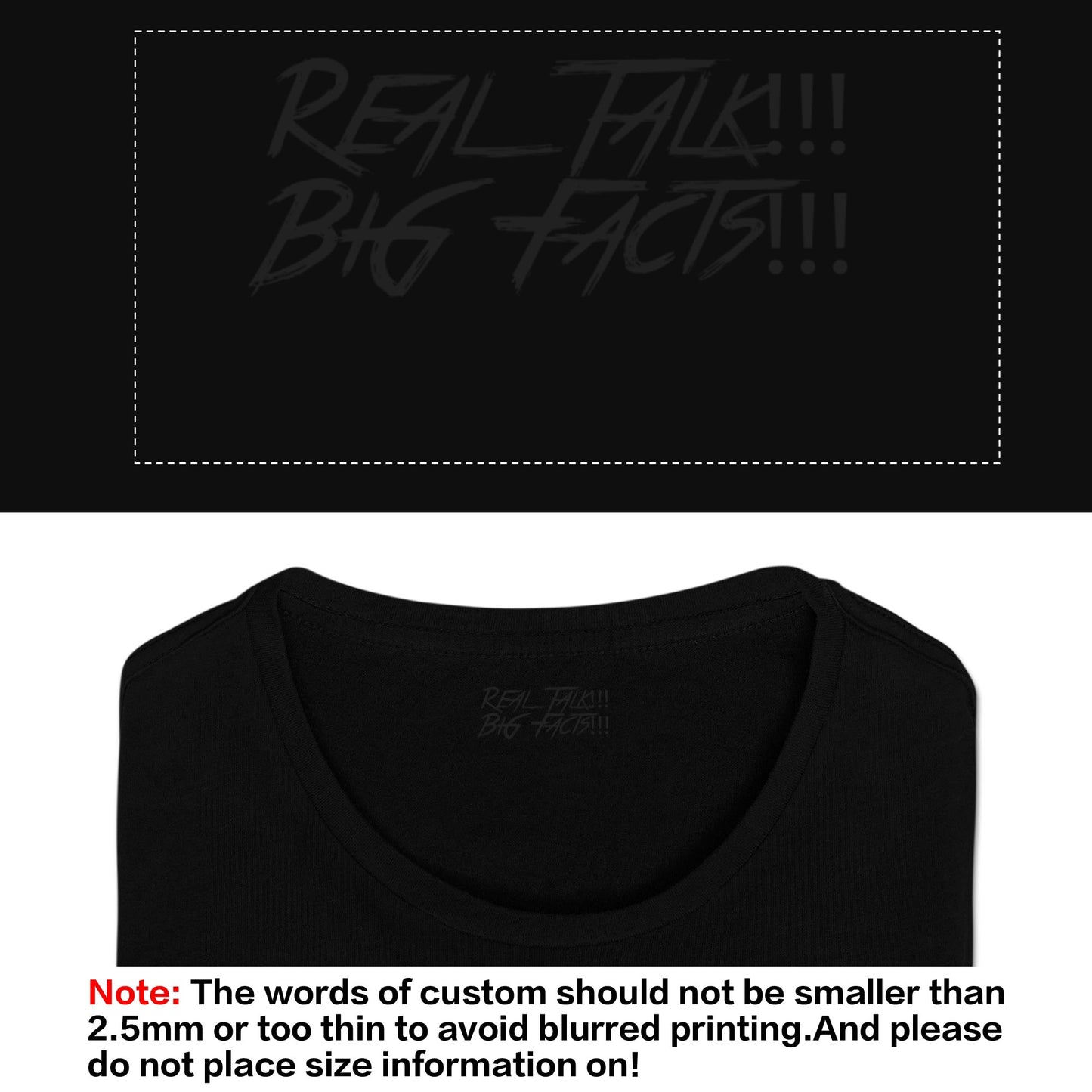 RealTalk BigFacts Mens Classic T-Shirt