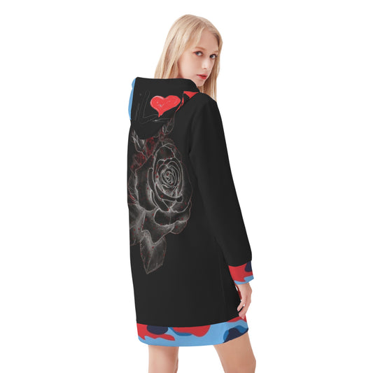 Sean Breed Womens L❤️VE Hoodie Dress