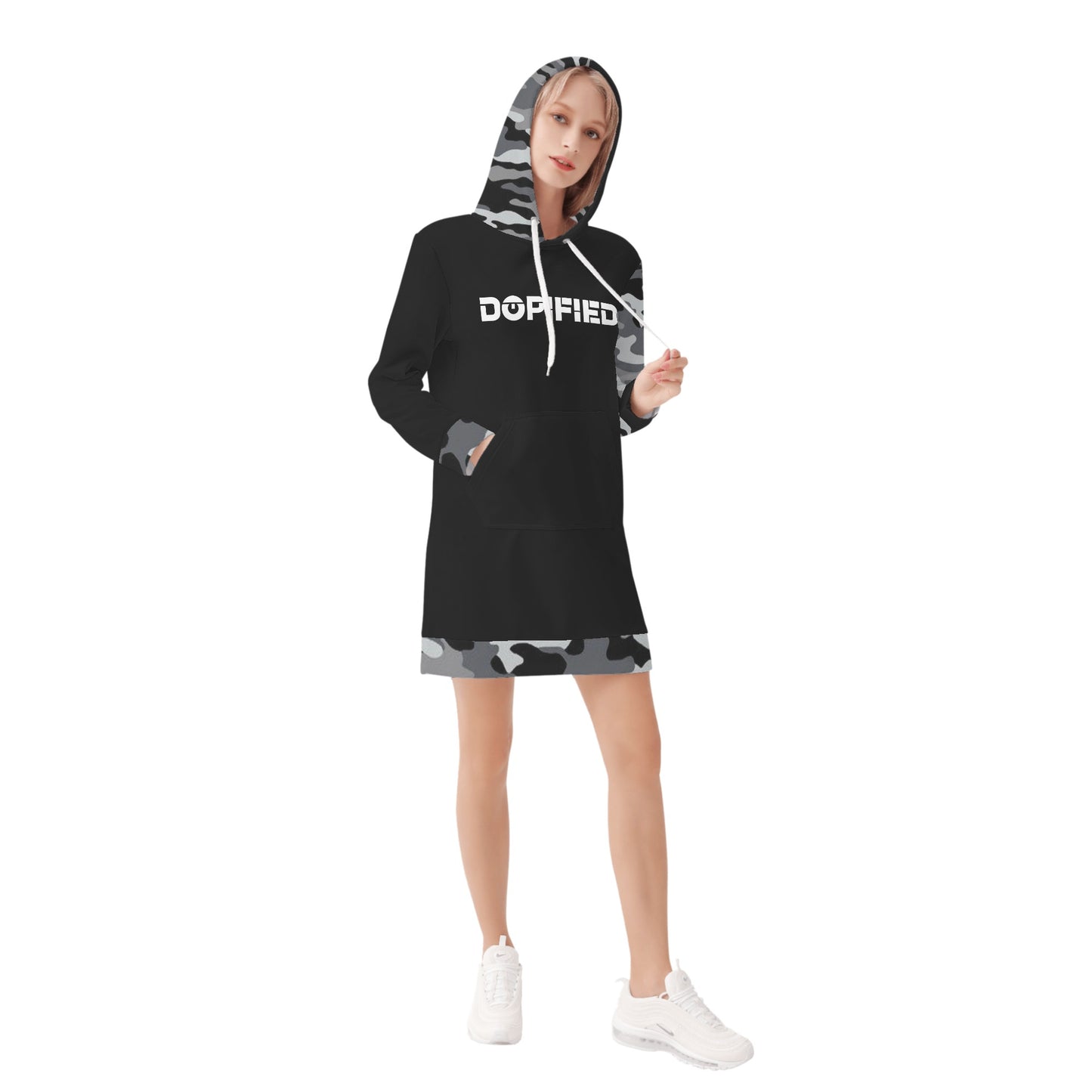 DOPiFiED Womens Hoodie Dress