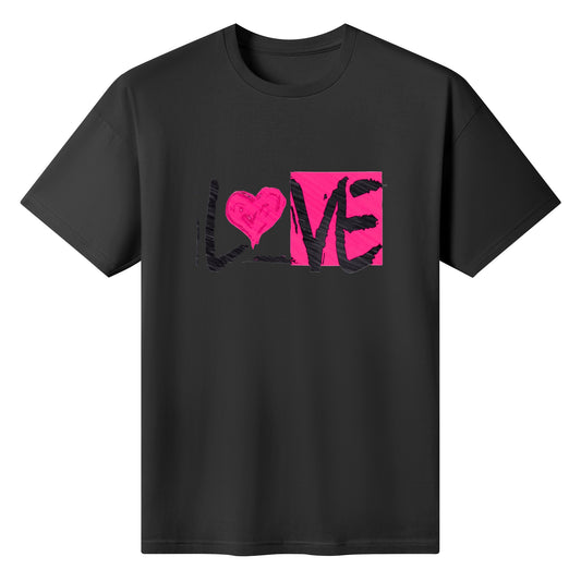 Sean Breed Womens Pink Love Tee