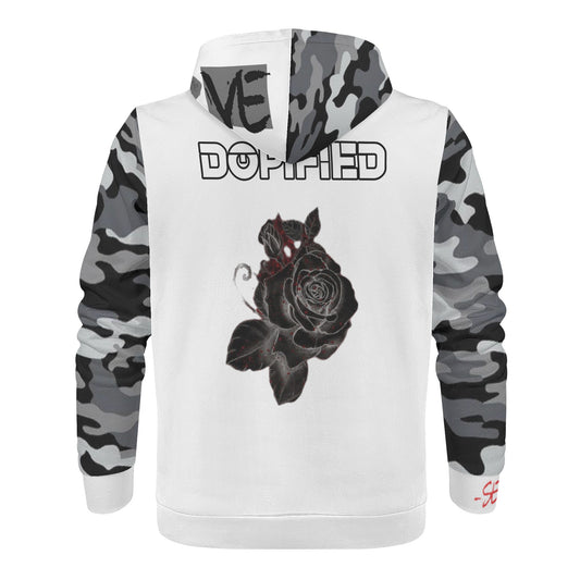 Sean Breed Black & White Unisex Camo L🖤VE Hoodie