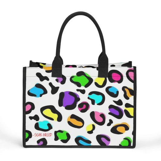 Sean Breed LOVE Color Camo Canvas Tote Bag