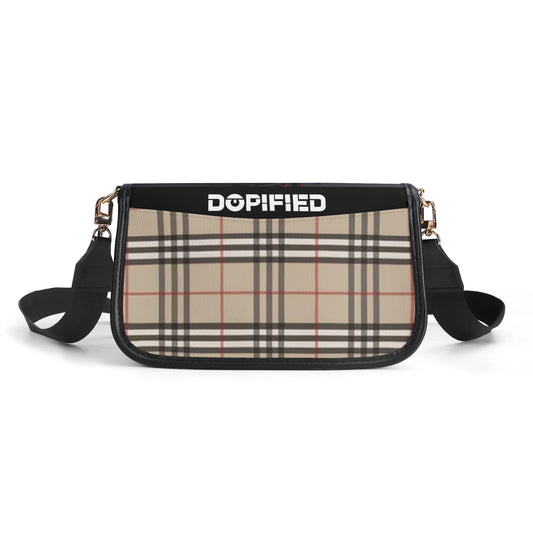 Womens DOPiFiED Rose Smoke PU Chain Shoulder bag