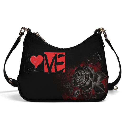 Sean Breed Lady PU Cross-body Bag With Chain Decoration