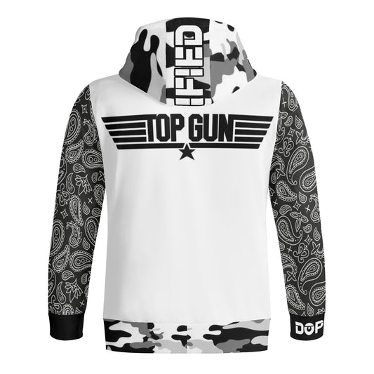 Adult DOPiFiED Full Zip Turtleneck Hoodie Streetwear