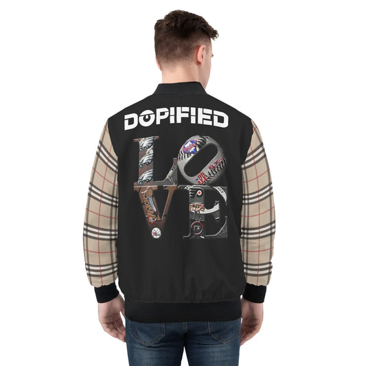 Chaqueta bomber con cremallera para hombre Philly Brotherly Love