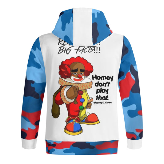 RealTalk BiGfacts Homie Dont Play that Adult Full Zip Turtleneck Hoodie Streetwear