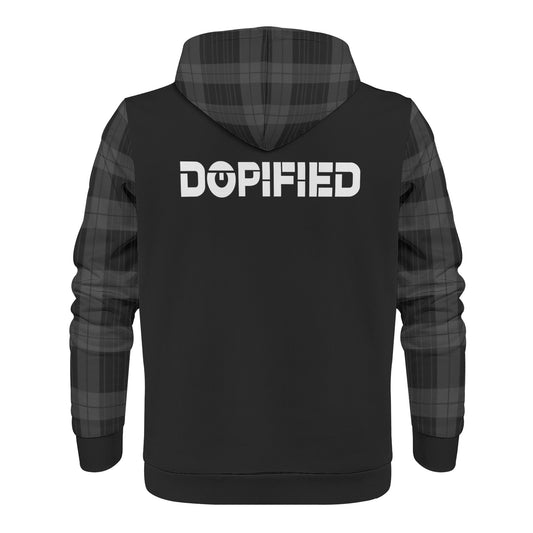 Mens DOPiFiED Plaid Hoodie