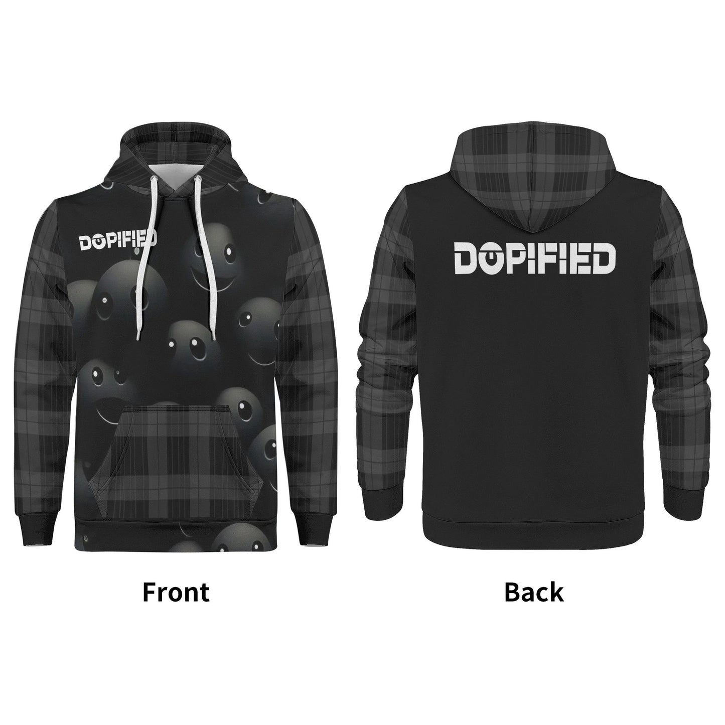 Mens DOPiFiED Plaid Hoodie