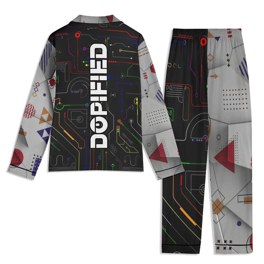 Unisex DOPiFiED GEO Digi Long Sleeve Pajama Set