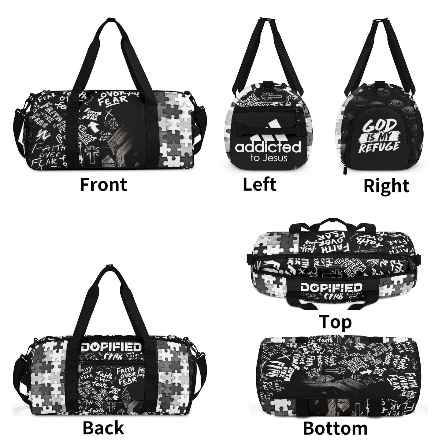 Bolsa de deporte DOPiFiED Addicted To Jesus