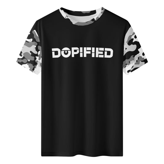 Mens Happy Black Classic T-Shirt