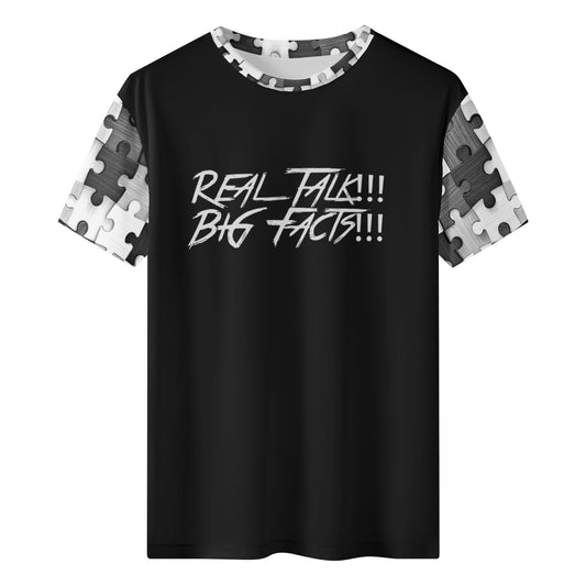 Mens RealTalk BigFacts Self worth Classic T-Shirt