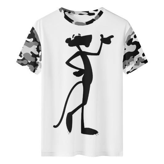 Mens Black Pink Panther Classic T-Shirt