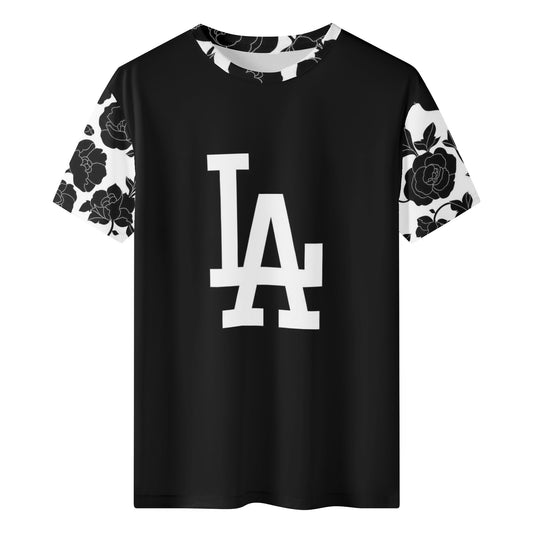 Mens LA Rated R Floral DOPiFiED Classic T-Shirt