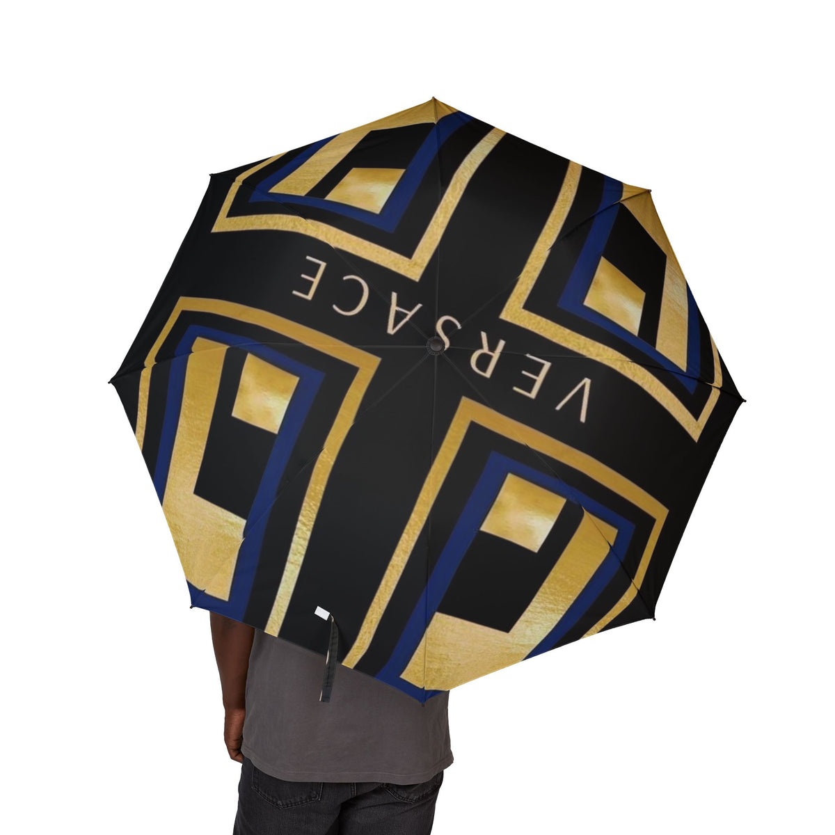 Luxury Brand Semi-Automatic Foldable Umbrella
