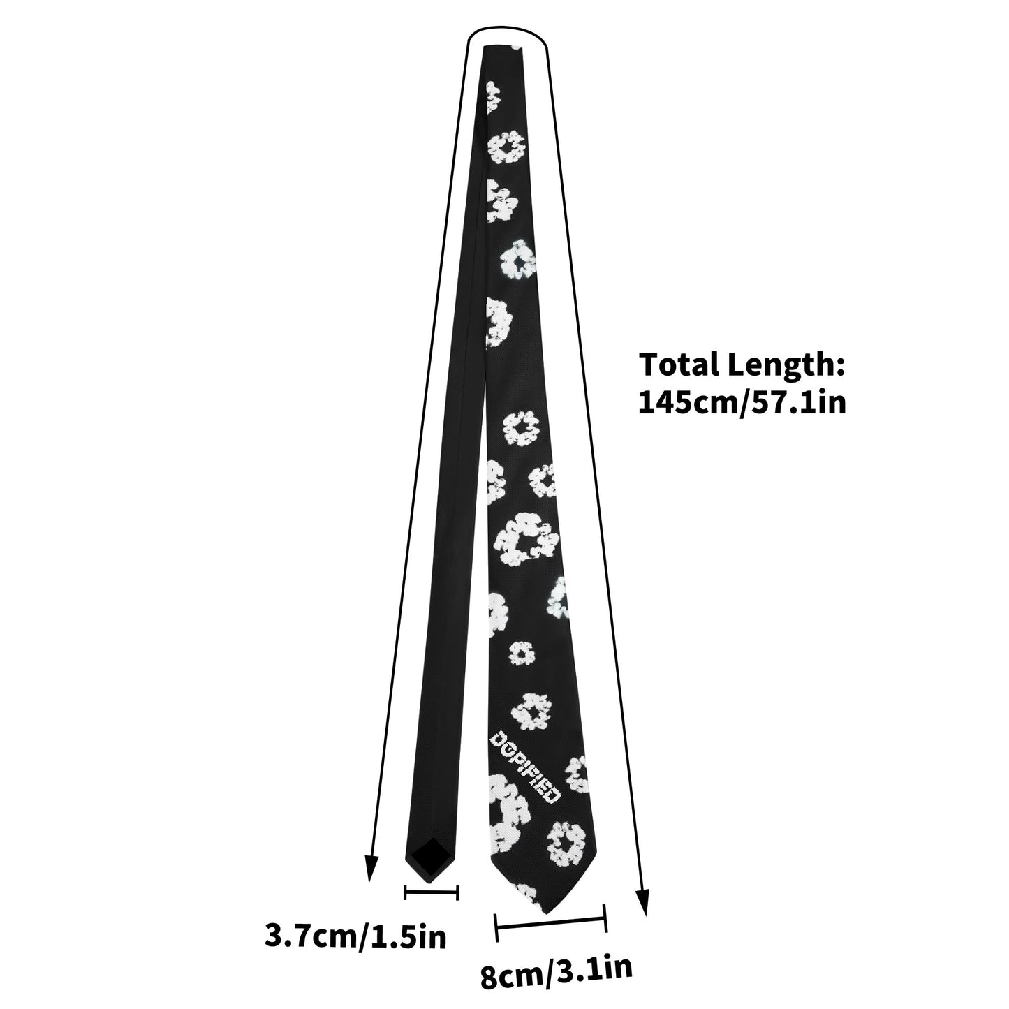 DOPiFiED Floral Trend Unisex Bandana Tie Necktie