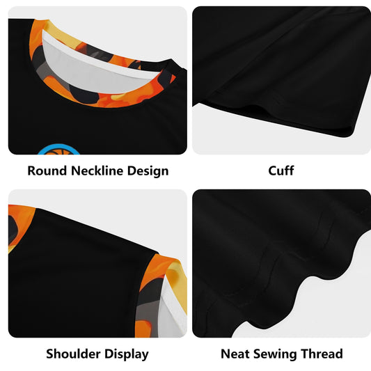 Kids Hoop Lord jr Camo paint Short Sleeve T-Shirt