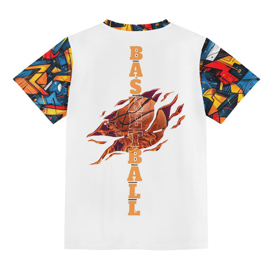 Childrens Hoop Lord GEO2 Loose Fit Short Sleeve T-Shirt Pull on Tees