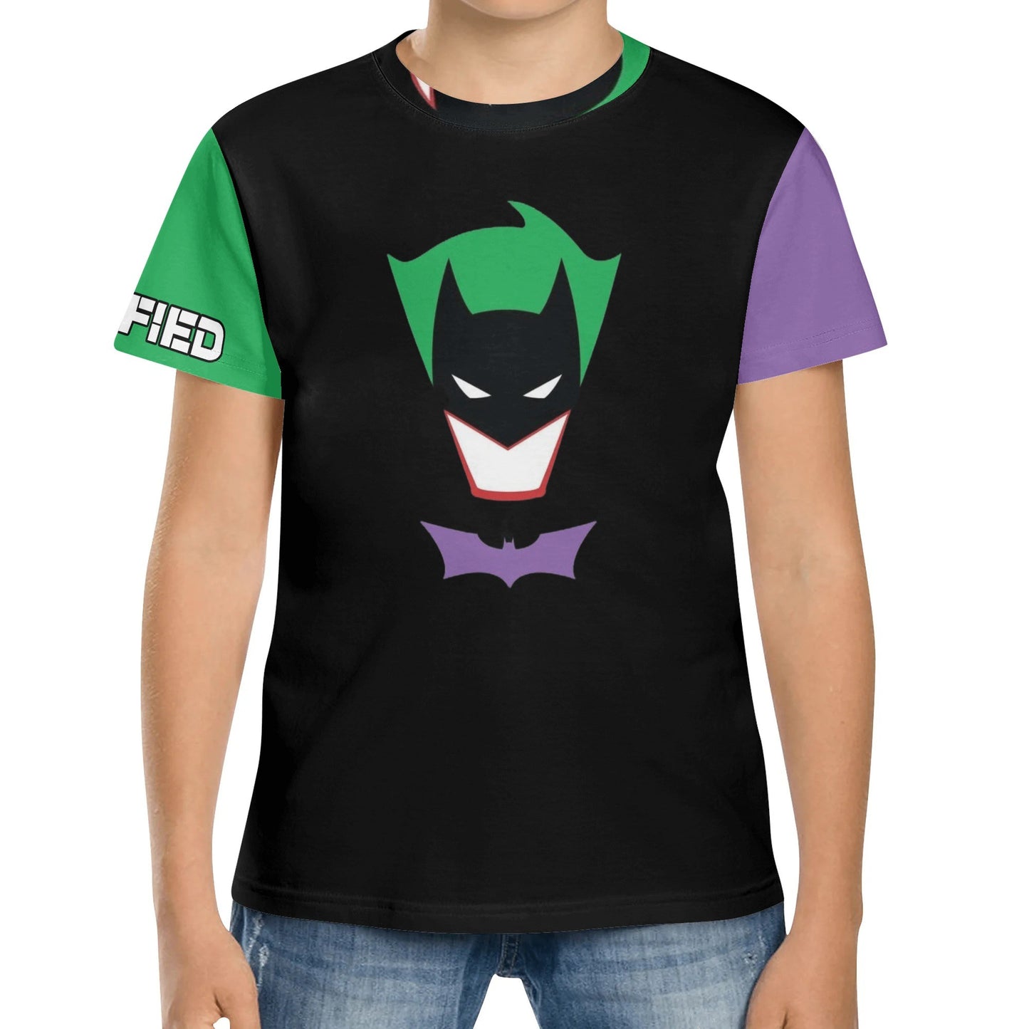 Kids ToonArt BatMan short Sleeve T-Shirt