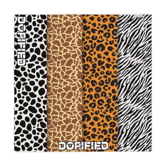 Wild Animal DOPiFiED Print Tablecloth - Stylish & Versatile Decor for Any Occasion