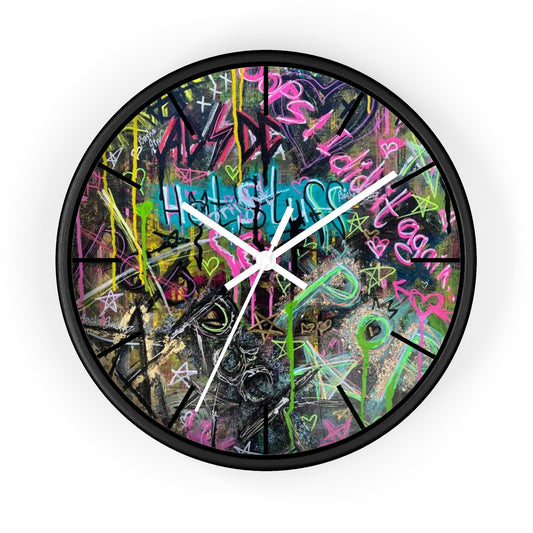 Ghetto Graffiti Wall Clock